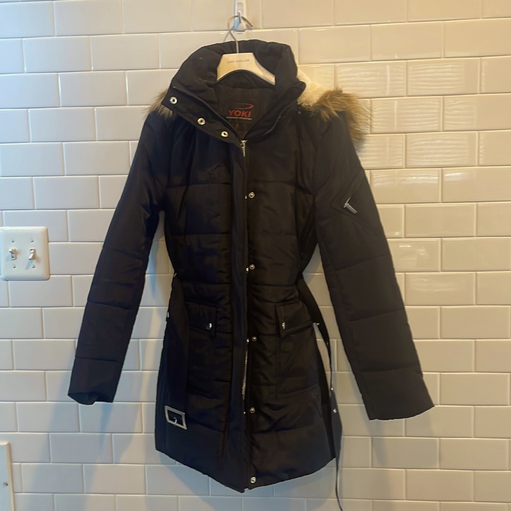 Young Ladies Thermal Jacket worn once has slight rip inside from hanger